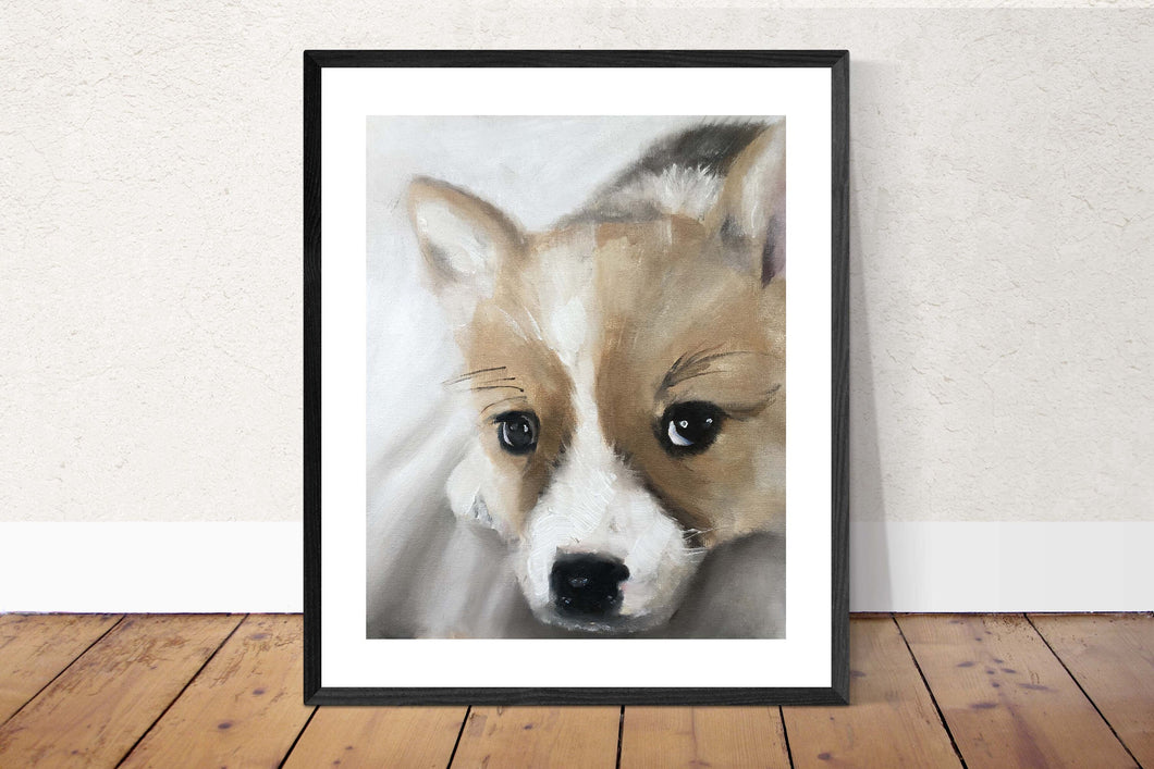 Chihuahua dog - Painting  -Dog art - Dog Prints - Fine Art - from original oil painting by James Coates