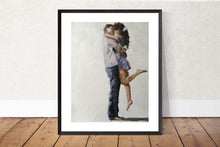 Load image into Gallery viewer, Love Painting  - Poster - Wall art - Canvas Print - Fine Art - from original oil painting by James Coates
