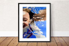 Load image into Gallery viewer, Swimming girl Painting, Prints, Posters, Canvas, Originals, Commissions, Fine Art - from original oil painting by James Coates
