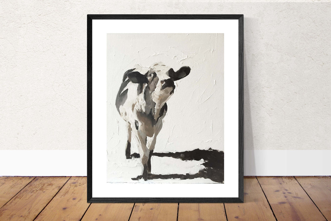 Cow Painting, PRINTS, Canvas, Poster, Commissions, Fine Art - from original oil painting by James Coates