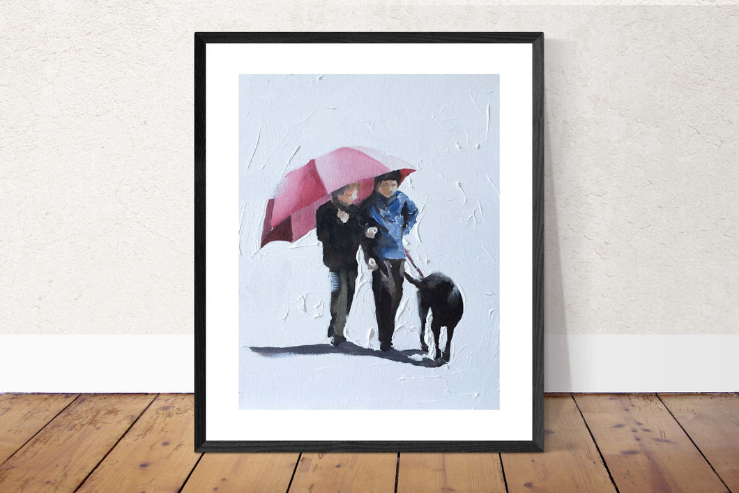 Children and dog Painting, Prints, Canvas, Posters, Originals, Commissions - Fine Art - from original oil painting by James Coates