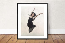 Load image into Gallery viewer, Woman jumping  Painting, Posters, Prints, Originals , Commissions,  Fine Art - from original oil painting by James Coates
