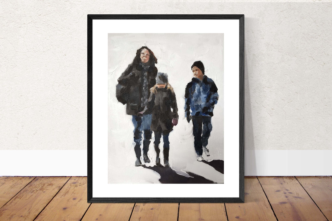 Family Painting, Prints, Posters, originals, commissions, Fine Art - from original oil painting by James Coates