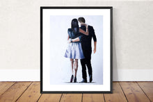 Load image into Gallery viewer, Couple in Love Painting, Prints, Canvas, Posters, Originals, Commissions, Fine Art - from original oil painting by James Coates
