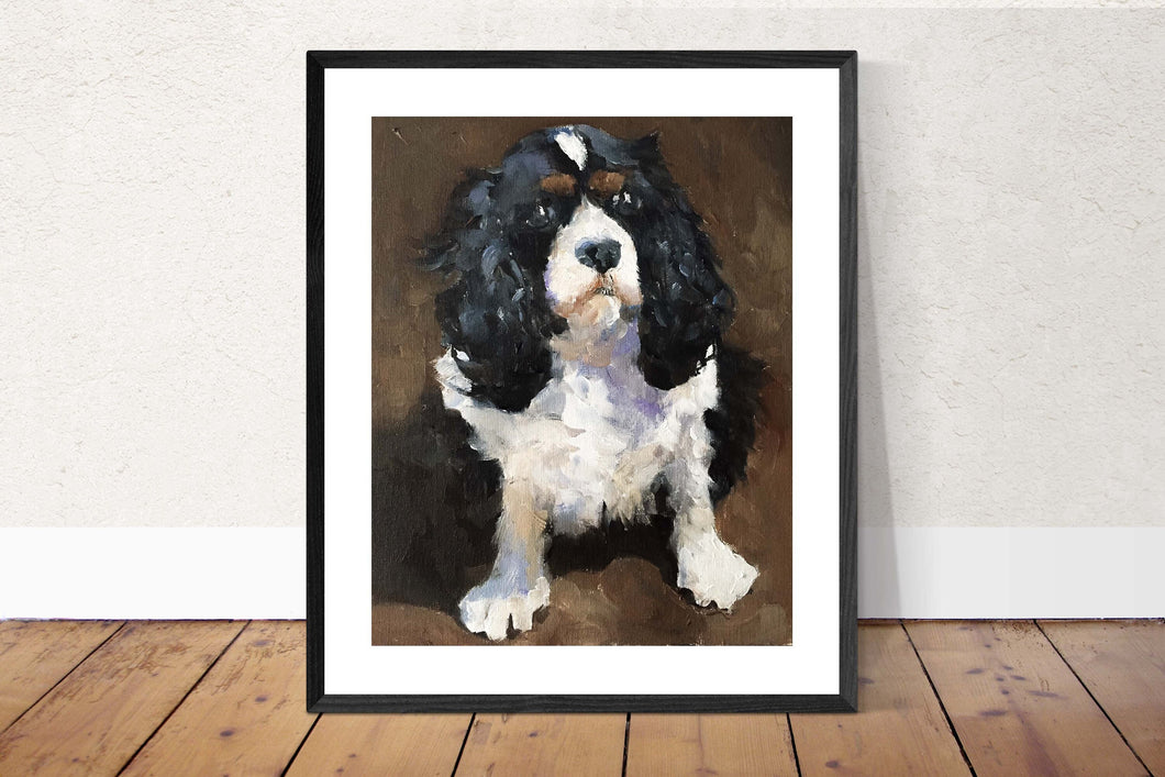 Spaniel Dog Painting, Prints, Posters, Originals, Commissions, Fine Art - from original oil painting by James Coates