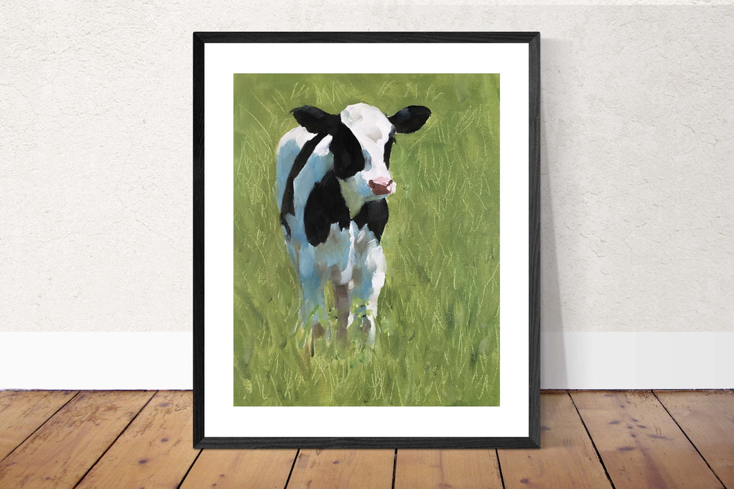 Cow Painting, Cow art, Cow Print , Fine Art - from original oil painting by James Coates