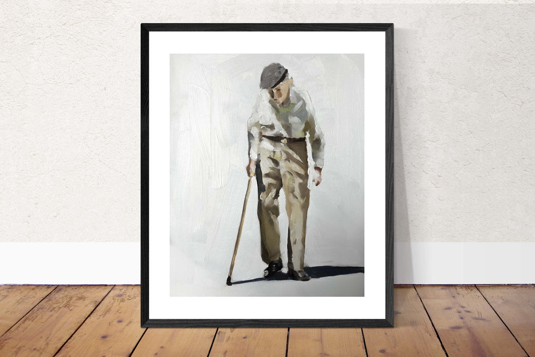 Old man Painting, Prints, Posters, Originals, Commissions, Wall art - Fine Art - from original oil painting by James Coates