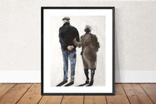 Load image into Gallery viewer, Couple Love Painting, Prints, Posters, Canvas, Originals, Commissions, Fine Art - from original oil painting by James Coates
