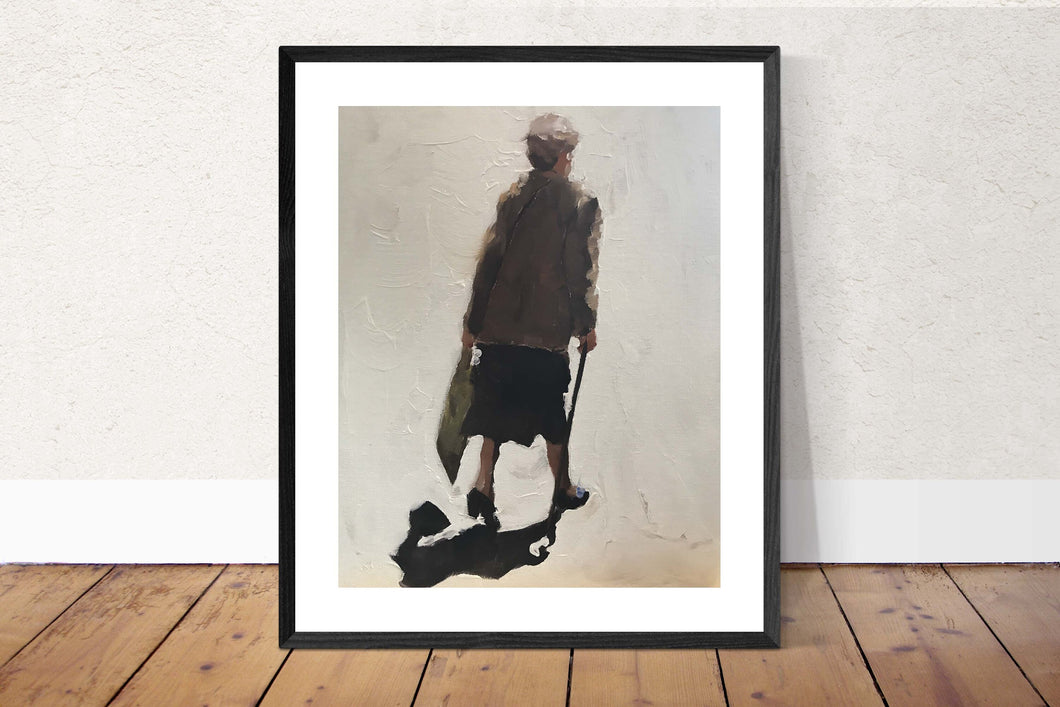 Old Lady Painting, Print, Poster, Original, Commissions, Wall art,Fine Art - from original oil painting by James Coates