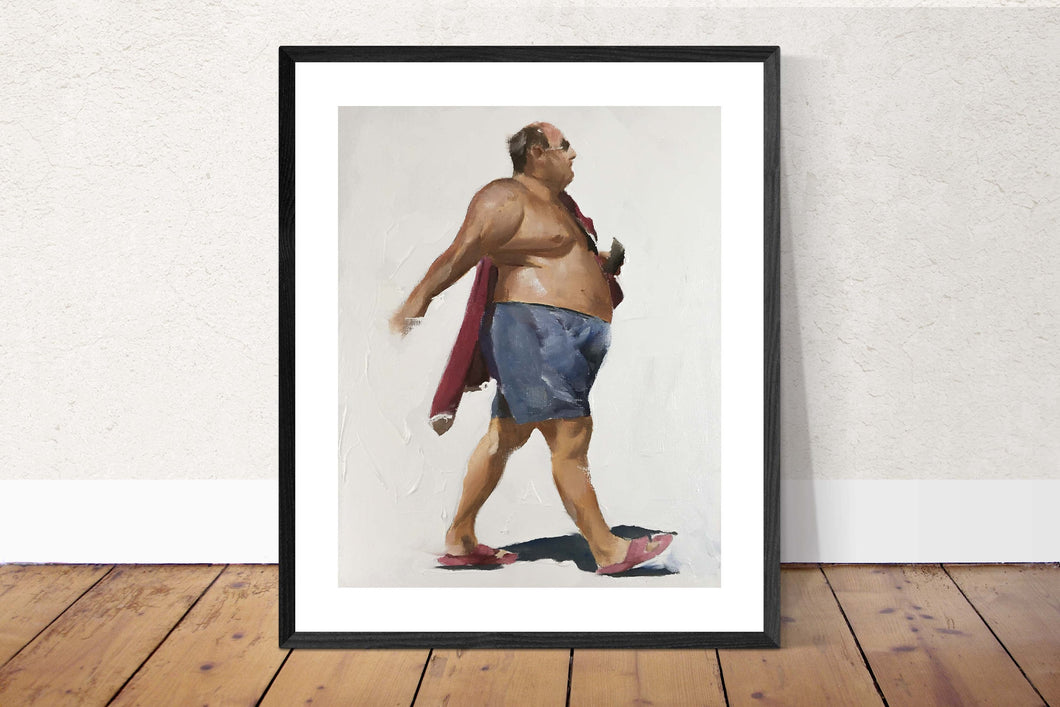 Man Painting, Poster , Prints, Wall art - Fine Art - from original oil painting by James Coates