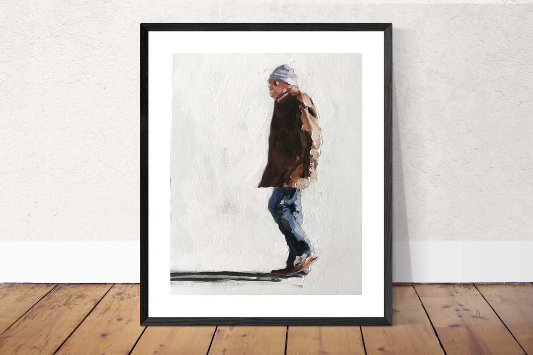 Man Painting, Prints, Posters, Originals, Commissions - Fine Art - from original oil painting by James Coates