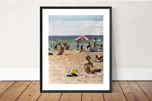 Load image into Gallery viewer, Beach Painting, Prints, Canvas, Poster, originals, Commissions, Fine Art - from original oil painting by James Coates
