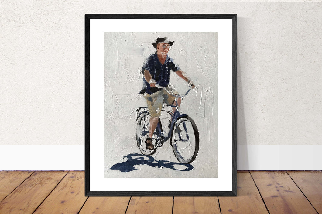 Man in Hat Painting, Prints, Posters, Commissions, Originals,  Fine Art - from original oil painting by James Coates