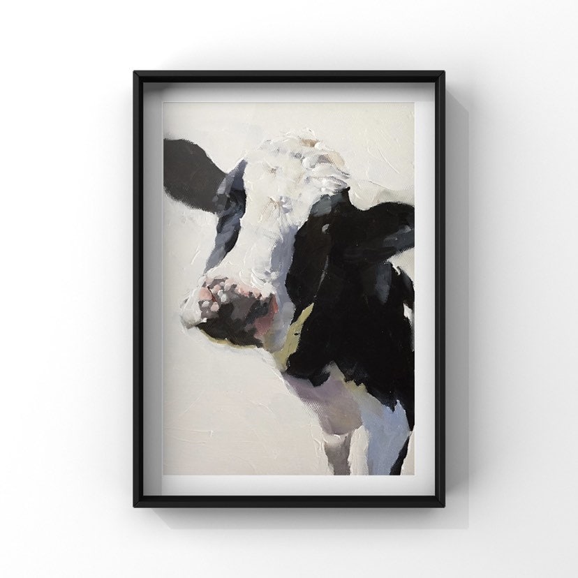 Cow Painting, Prints, Canvas, Posters, Originals, Commissions - Fine Art - from original oil painting by James Coates