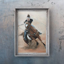 Load image into Gallery viewer, Horse riding  Painting, PRINTS, Canvas, Posters , Commissions - Fine Art - from original oil painting by James Coates
