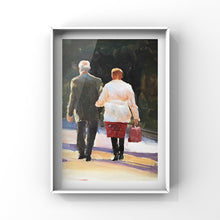 Load image into Gallery viewer, Couple Love Painting , Prints, Posters, Originals, Commissions, Fine Art - from original oil painting by James Coates
