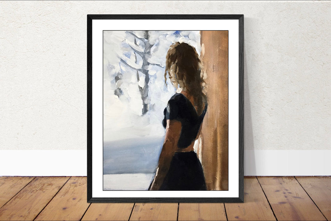 Woman Painting Wall art - Canvas Print - Fine Art - from original oil painting by James Coates