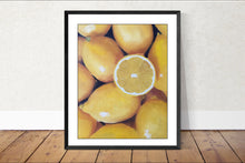 Load image into Gallery viewer, Lemons Painting, Still life art, food art, Prints , Fine Art - from original oil painting by James Coates
