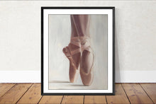 Load image into Gallery viewer, Ballet Shoes - Painting -Wall art - Canvas Print - Fine Art - from original oil painting by James Coates
