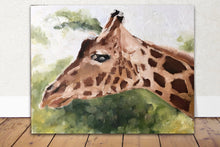 Load image into Gallery viewer, Giraffe Painting, Prints, Canvas, Posters, Originals, Commissions -Fine Art - from original oil painting by James Coates
