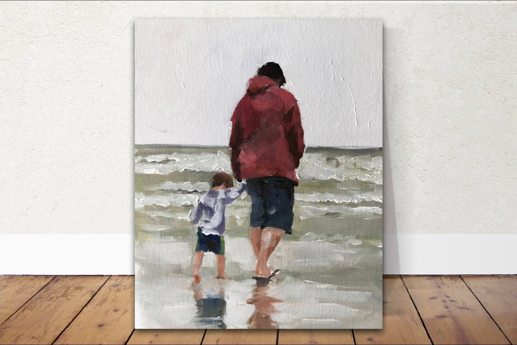 Family Painting, Prints, Canvas, Posters, Originals, Commissions - from original oil painting by James Coates