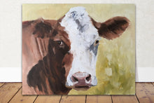 Load image into Gallery viewer, Cow Painting, Pints, Canvas, Posters, Originals, Commissions, Fine Art - from original oil painting by James Coates
