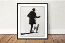 Load image into Gallery viewer, Woman and Dog Painting, Prints, Posters, Originals, Commissions, Fine Art - from original oil painting by James Coates
