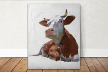 Load image into Gallery viewer, Cow Painting, Prints, Posters, Originals, Commissions, Fine Art - from original oil painting by James Coates
