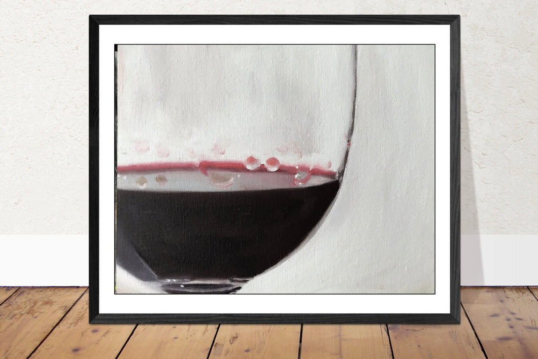 Wine Painting - Still life art  -  Canvas and Paper Prints - Fine Art  from original oil painting by James Coates