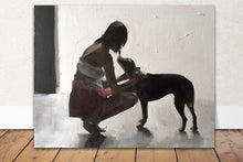 Load image into Gallery viewer, Love Painting, Poster, Wall art, Canvas Print - Fine Art - from original oil painting by James Coates
