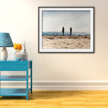 Load image into Gallery viewer, Couple on the Beach Painting, Prints, Canvas,  Posters , Originals, Commissions,  Fine Art - from original oil painting by James Coates
