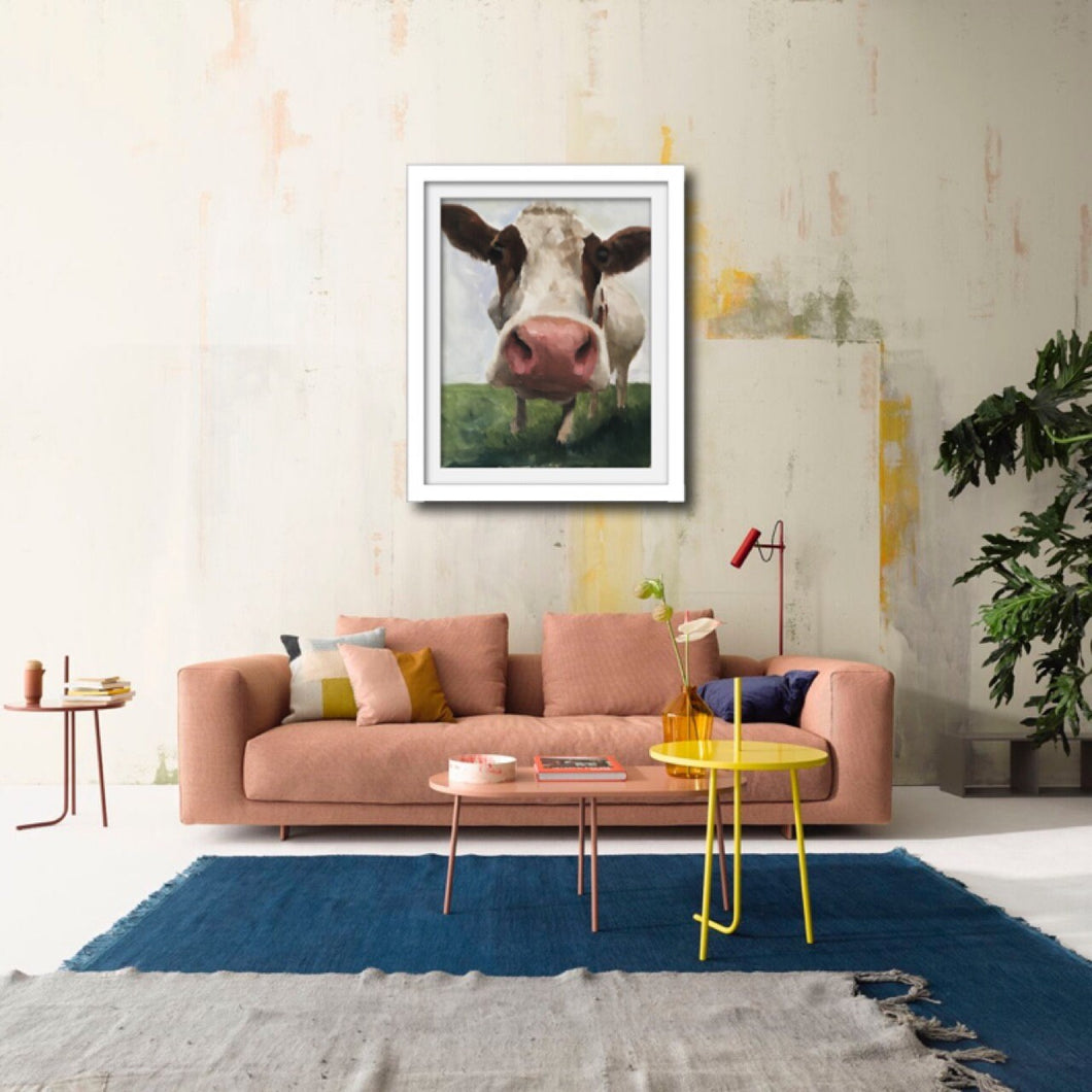 Cow Painting, Cow art, Cow Print, Cow Fine Art, from original oil painting by James Coates
