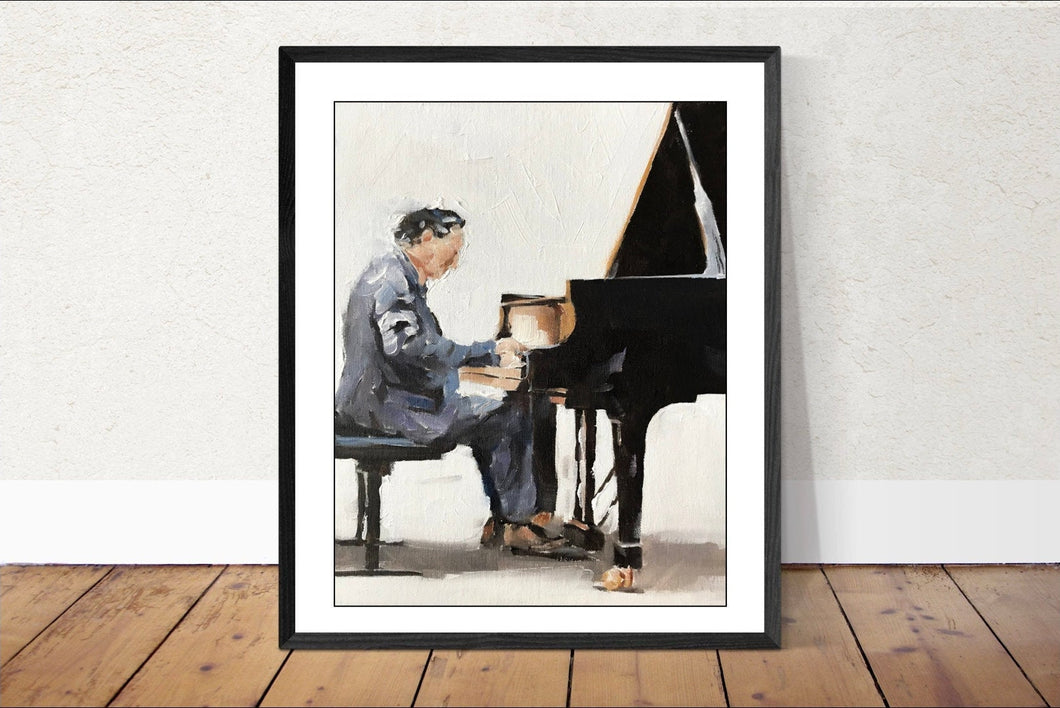 Music Painting Wall art - Canvas Print - Fine Art - from original oil painting by James Coates