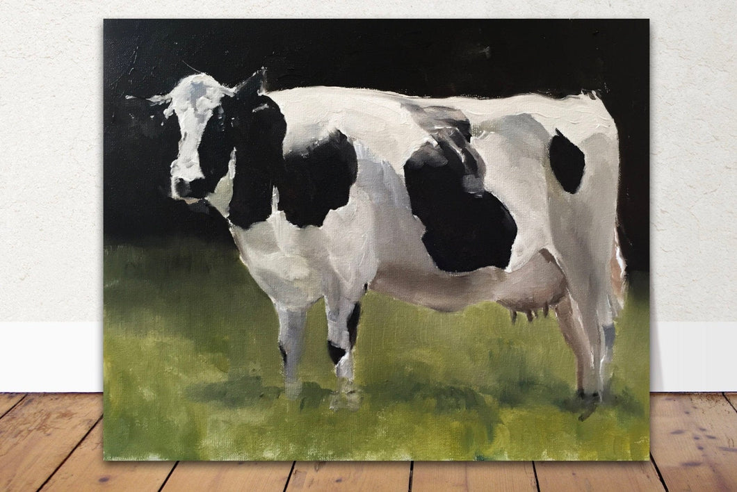 Cow Painting, Prints, Canvas, Posters, originals, Commiss Fine Art - from original oil painting by James Coates