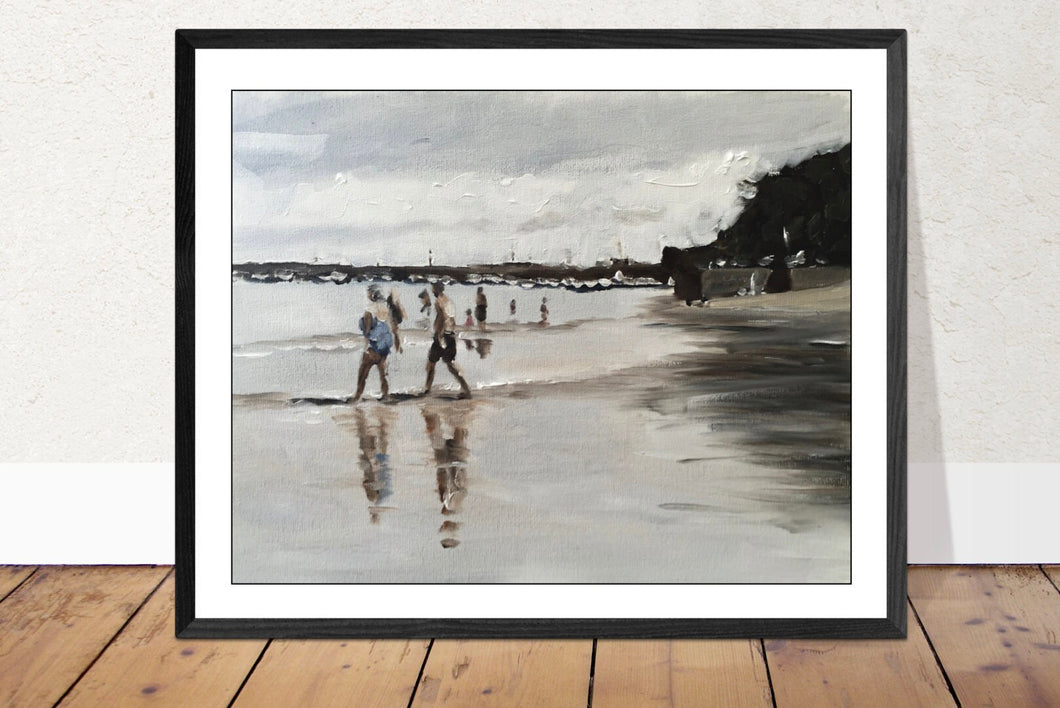 Landscape Painting, Beach art ,Beach Print ,Fine Art - from original oil painting by James Coates