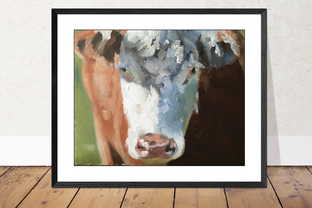 Cow Painting, Prints, Posters, Originals, Commissions, Fine Art - from original oil painting by James Coates