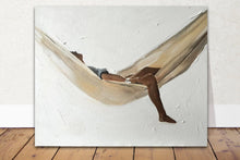 Load image into Gallery viewer, Hammock Painting, Hammock Wall art, Hammock, Canvas Print, Fine Art, from original oil painting by James Coates
