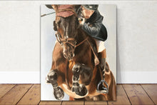 Load image into Gallery viewer, Horse racing Painting, Prints, Posters, Originals, Commissions, Fine Art - from original oil painting by James Coates
