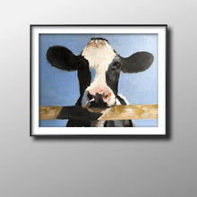 Load image into Gallery viewer, Cow Painting -Cow art - Cow Print - Fine Art - from original oil painting by James Coates
