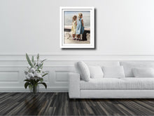 Load image into Gallery viewer, Sisters Painting, Best Friends Art, Siblings Poster, Wall Art, Canvas Print by James Coates
