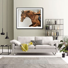 Load image into Gallery viewer, Horse racing Painting, PRINTS, Canvas, Poster, Commissions, Fine Art - from original oil painting by James Coates
