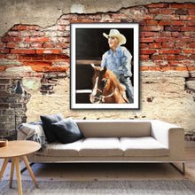 Load image into Gallery viewer, Horse rider - Painting - Poster - Wall art - Canvas Print - Fine Art - from original oil painting by James Coates
