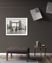 Load image into Gallery viewer, London Bridge Painting, Wall art , Canvas Print, Fine Art - from original oil painting by James Coates

