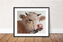 Load image into Gallery viewer, Cow Painting, Cow art ,Cow Print ,Fine Art - from original oil painting by James Coates
