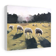 Load image into Gallery viewer, Sheep Painting, Sheep Poster, sheep Wall art, sheep Canvas Print, sheep Fine Art - from original oil painting by James Coates
