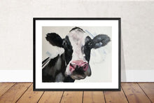 Load image into Gallery viewer, Cow Painting , Cow art, Cow Print, Fine Art - from original oil painting by James Coates
