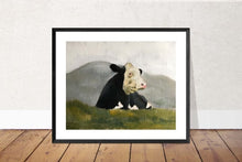 Load image into Gallery viewer, Cow Painting, Cow art, Cow Print ,Fine Art ,from original oil painting by James Coates

