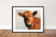 Load image into Gallery viewer, Cow Painting ,Cow art, Cow Print ,Fine Art - from original oil painting by James Coates
