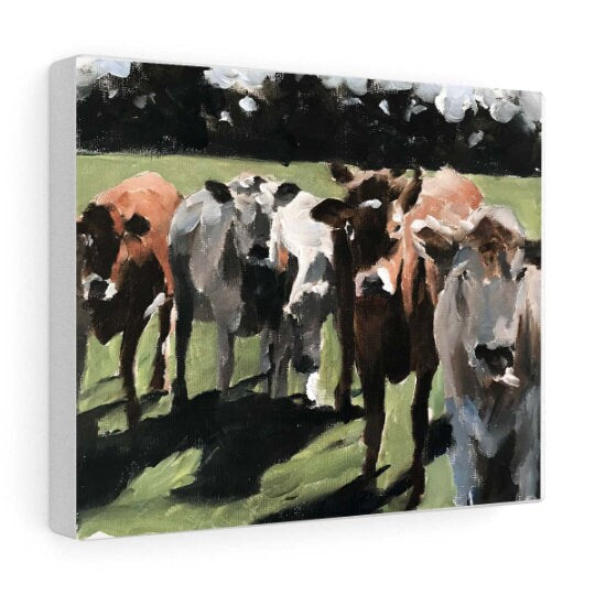 Cow Painting ,Cow art, Cow Print ,Fine Art - from original oil painting by James Coates