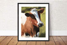 Load image into Gallery viewer, Cow Painting ,Cow art, Cow Print ,Fine Art - from original oil painting by James Coates
